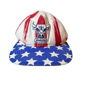 Chicago Bulls Windy City Hardwood ‘47 America Flag USA NBA Snapback Hat Cap